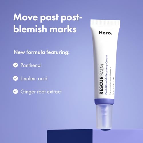 Hero Cosmetics Rescue Balm - Hydrating Post-Blemish Cream, 15mL