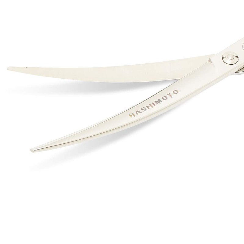 HASHIMOTO Dog Grooming Scissors, Curved Scissors for Dog Grooming, 7.5 inch, 30 Degree of Curved Blade,Light Weight, Pet Shears for Trimming Face and Paws.