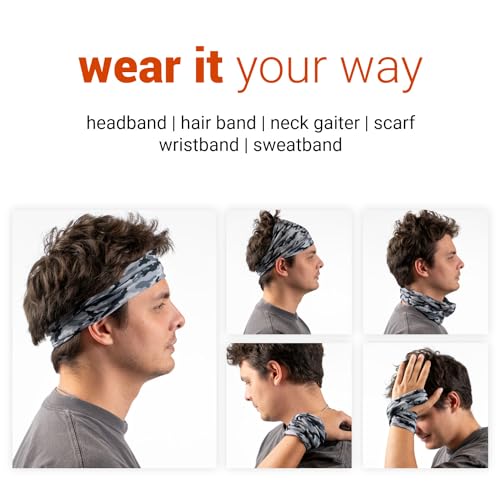 ChalkTalkSPORTS Banana Pattern Neck Gaiter & Headband - Blue