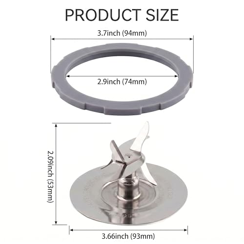 6-Point Stainless Steel Blender Blade Kit for Oster Pro 1200