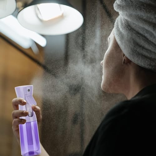 Xiuying Feng 200ml Purple Ultra Fine Mist Spray Bottle for Hair, Skin Care & Plants