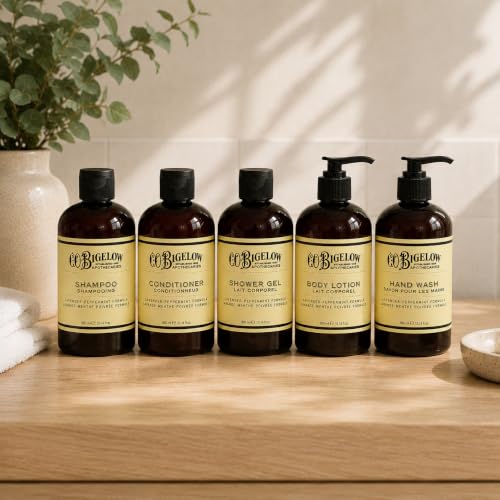 C.O. Bigelow Lavender Peppermint Shower Gel 10.1 Fl Oz - Moisturizing Body Wash