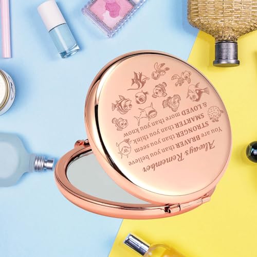 Nemo Dory Pocket Mirror - Compact Makeup Mirror for Fans