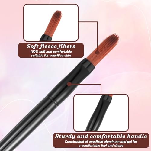 120 Disposable Lip Brushes for Makeup - Soft Bristle Applicators