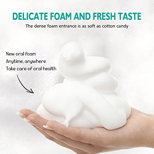 Whitening Foam Toothpaste - 2PCS Blueberry & Mint Formula for Deep Cleaning