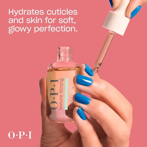 OPI Nature Strong Cuticle Oil | Moisturizing Treatment for Dry Cuticles & Skin | Vegan Formula
