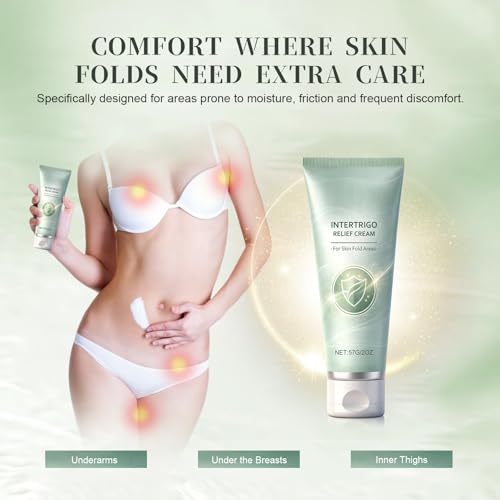 Intertrigo Relief Cream for Skin Folds - 1PCS | Zinc Oxide & Undecylenic Acid