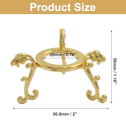 10 Gold Sphere Display Stands for Crystal Balls | Durable Alloy Holders