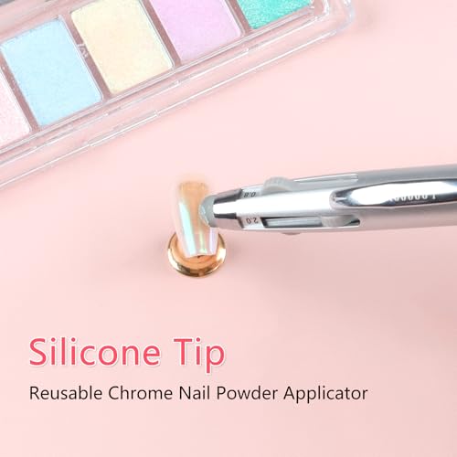 ANGNYA 4-in-1 Nail Dotting Tool with Silicone Tip – 0.8-2.0mm