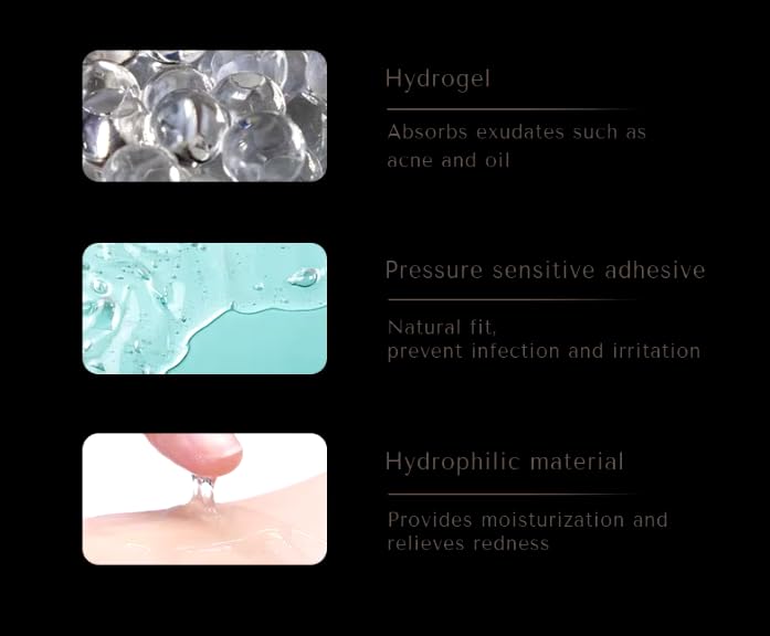TrustLuxe Glow Hydrocolloid Acne Pimple Patches – Waterproof & Invisible, 36 Count