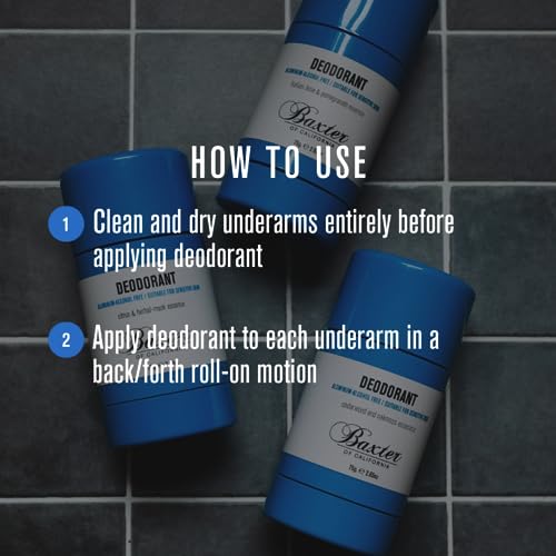 Baxter of California Aluminum-Free Deodorant, Cedarwood & Oakmoss, 2.65 oz