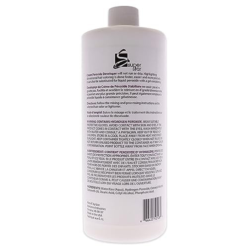 Super Star 10v Cream Developer, 32 fl oz for Hair Color