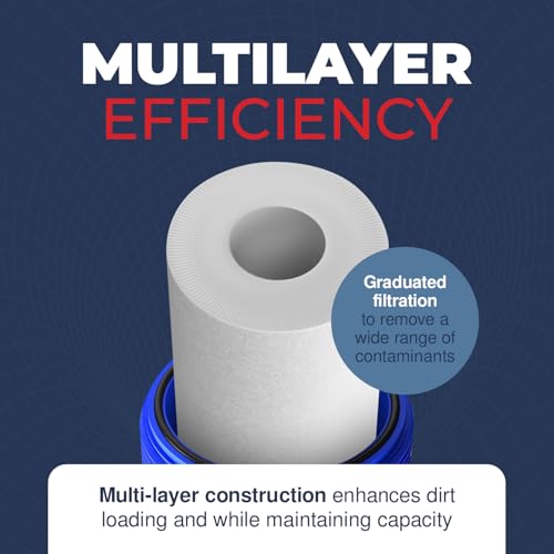 1 Micron Whole House Sediment Filter - Healthy Spring, Pack of 2