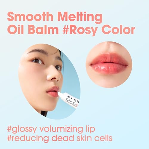 SOME BY MI V10 Hyal Lip Sun Protector SPF 15, Rosy Tinted Balm (2 Pack)
