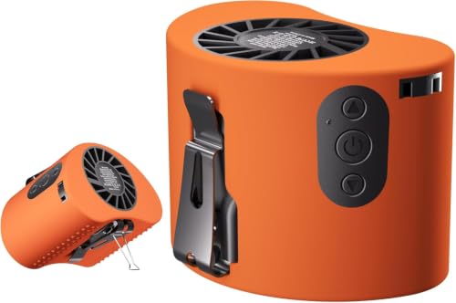 AddAcc Portable Waist Fan - 10000mAh Rechargeable, 10 Speed