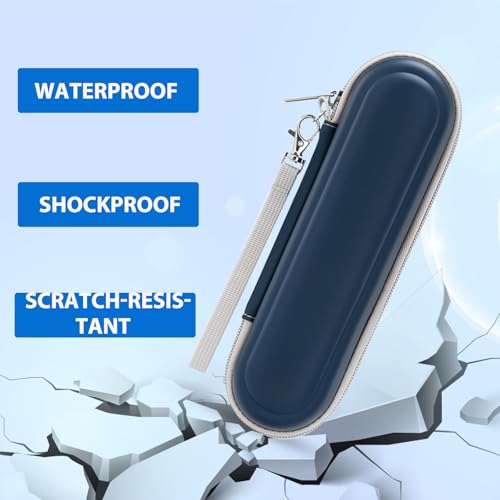 Travel Toothbrush Case for Oral-B Pro/Smart/iO & Philips Sonicare – Deep Blue