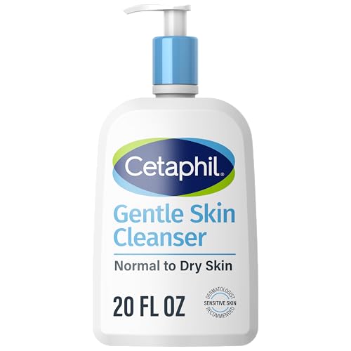 Cetaphil Gentle Cleanser 20oz - Hydrating Face Wash for Sensitive Skin