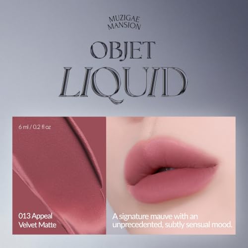 MUZIGAE MANSION Liquid Lip Tint 013 Appeal - Vegan Soft Blur Finish