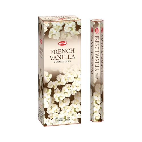 HEM French Vanilla Incense Sticks - 120 Long Burning Sticks