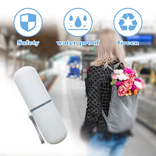 Portable Travel Toothbrush Case - Durable Holder for Toothbrush & Toothpaste