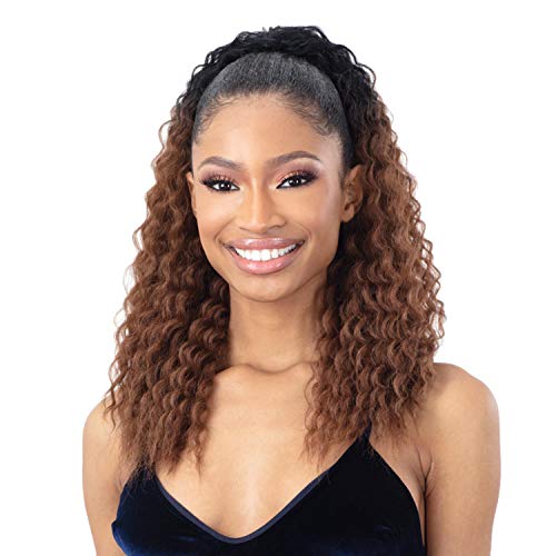 Freetress Equal Drawstring Ponytail Diamond Girl OT30 Ombre Two-Tone Light Auburn