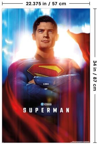 DC Studios Superman 2025 Close-Up Wall Poster - 34" x 22.4"