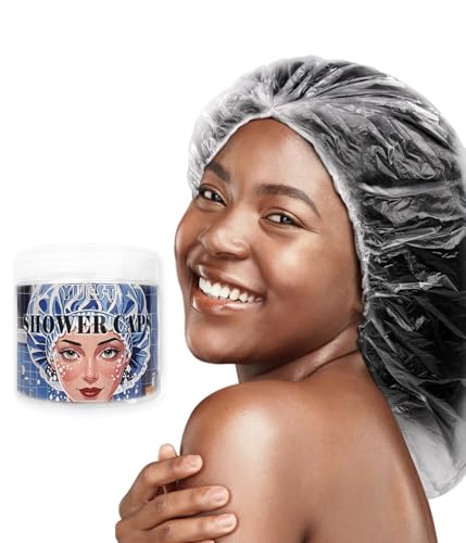 30 Pcs Extra Large Disposable Shower Cap for Long Braids - Waterproof