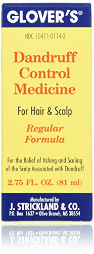 Sulfur8 Glover’s Dandruff Medicine 2.75 oz Regular Formula – Scalp Itch Relief
