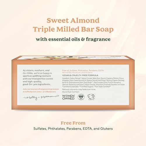 South Of France Triple Milled Bar Soap - Coconut & Shea Butter Hydrating