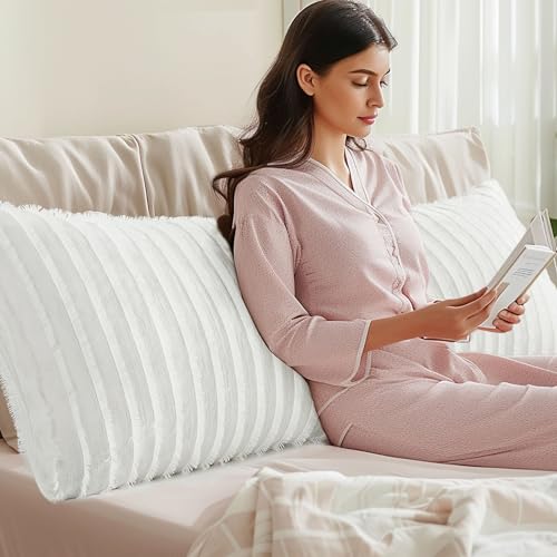 BEDELITE Boho Body Pillow Cover, 20x54 Inch, Super Soft Fleece