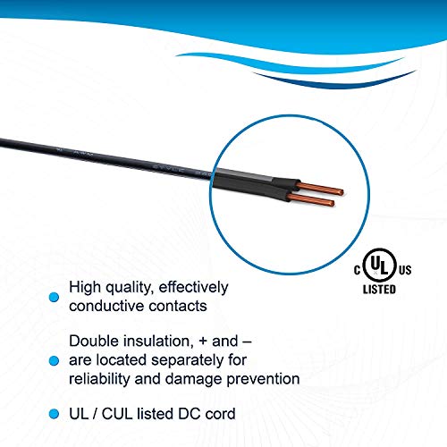 HQRP Replacement AC Power Cord & Cleaning Brush for Philips Norelco Shavers 5100-9700 Series