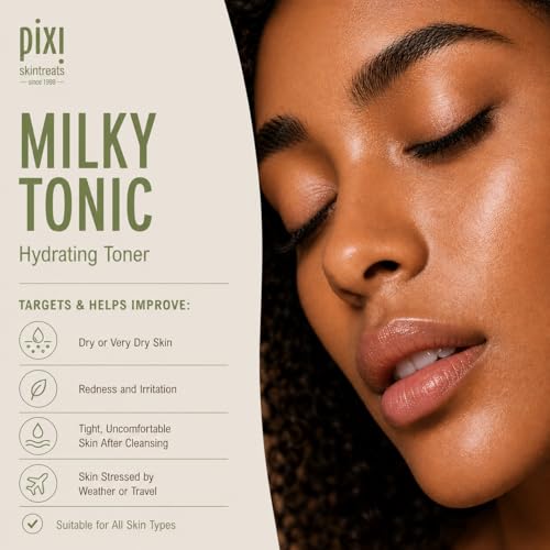 Pixi Milky Tonic Hydrating Facial Toner with Jojoba Milk, 3.4 fl oz