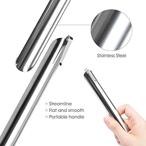 Stainless Steel Crumb Sweepers - 2 Pack Table Crumber Tool for Waiters