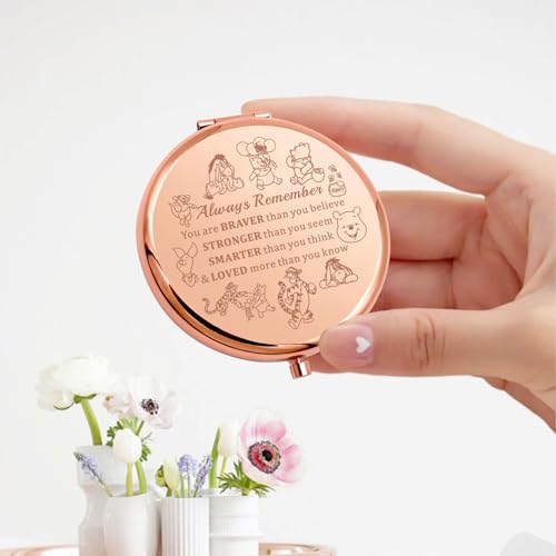KEYCHIN Bear-RG Honey Bear Compact Pocket Mirror - Makeup Tool