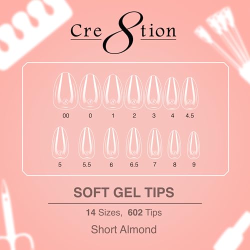 Cre8tion Quick-Dry Gel Top Coat - High-Gloss, Non-Yellowing Finish, 0.5 Fl Oz