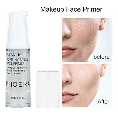 Phoera Face Primer Invisible Pores Oil Control 6ml, Vitamin Enriched Makeup Base