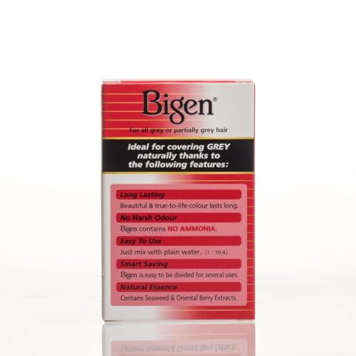 Bigen Hair Color Powder #45 Chocolate - 0.21oz Pack of 2 for Easy Hair Coloring