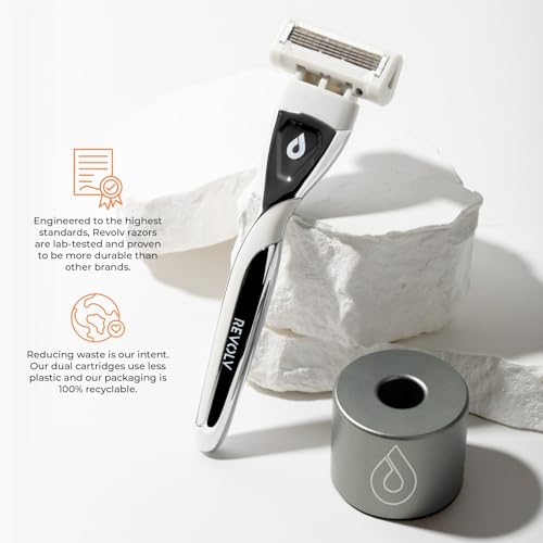 Revolv Razor Stand - Durable Holder for Most Cartridge Razors