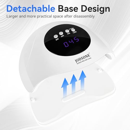 JODSONE UV LED Nail Lamp with Auto Sensor & 4 Timer Settings