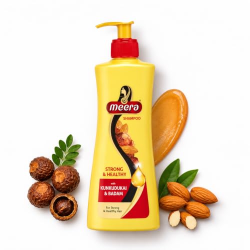 Meera Hairfall Control Shampoo with Almond & Sapindus - 340ml