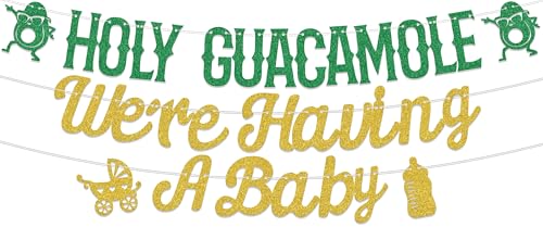 Holy Guacamole Baby Shower Banner - Avocado Theme Decorations