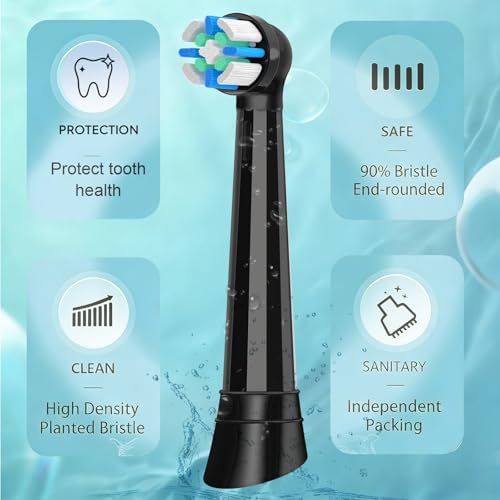 Swistarhan Replacement Heads for Oral-B iO Series (8 Pack)