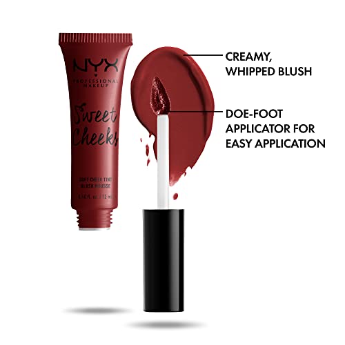 NYX Sweet Cheeks Cream Blush - Soft Cheek Tint, Bombshell