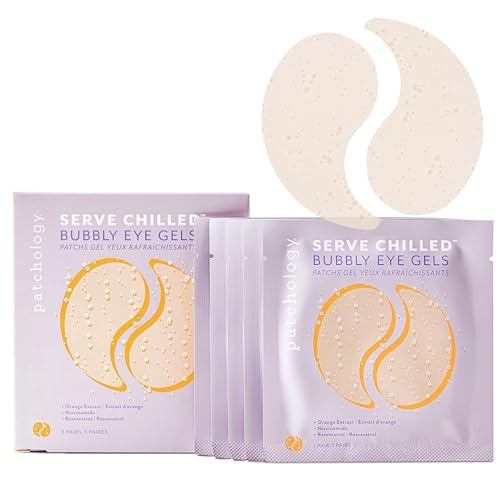 Patchology Hydrating Bubbly Eye Gels with Niacinamide - 5 Pairs