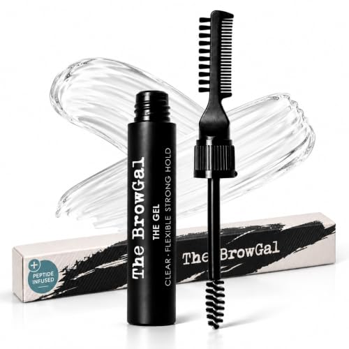 The BrowGal Clear Peptide Eyebrow Gel Water-Resistant Strong Hold