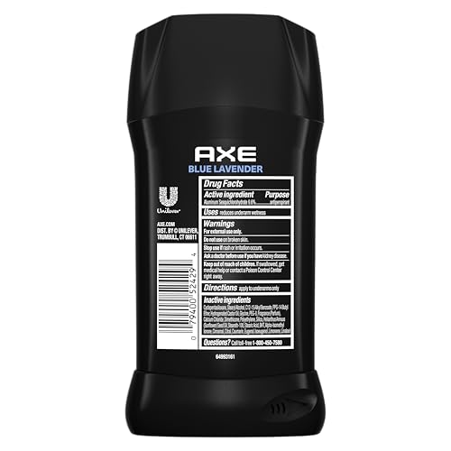 AXE Blue Lavender Antiperspirant Deodorant for Men - 72 Hour Protection