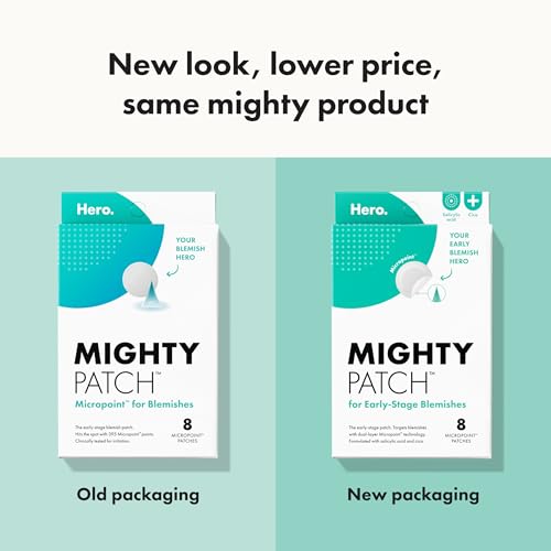 Mighty Patch Micropoint Acne Pimple Patches - 8 Ct with Salicylic Acid