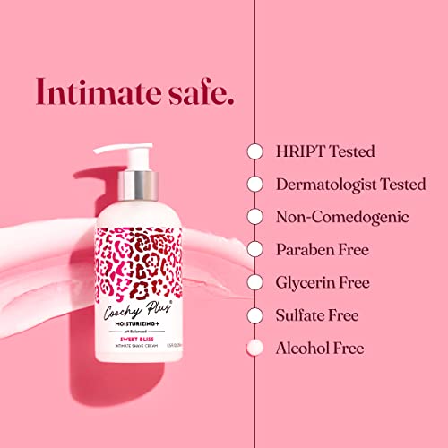 IntiMD Coochy Plus Intimate Shaving Cream SWEET BLISS For Pubic, Bikini Line, Armpit - Rash-Free With Patent-Pending MOISTURIZING+ Formula, Prevents Razor Burns & Bumps, In-Grown Hairs 8.5oz (1-Pack)