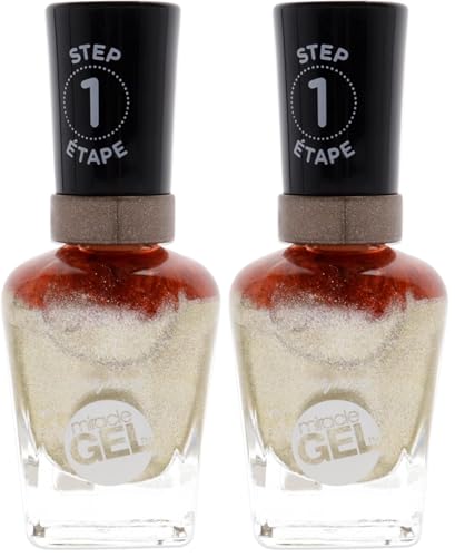 Sally Hansen Miracle Gel Nail Polish, 149 Game of Chromes - 2 Pack