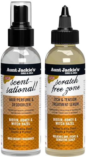 Aunt Jackie's Braid & Twist Hair Care Set with Witch Hazel & Biotin - 4oz